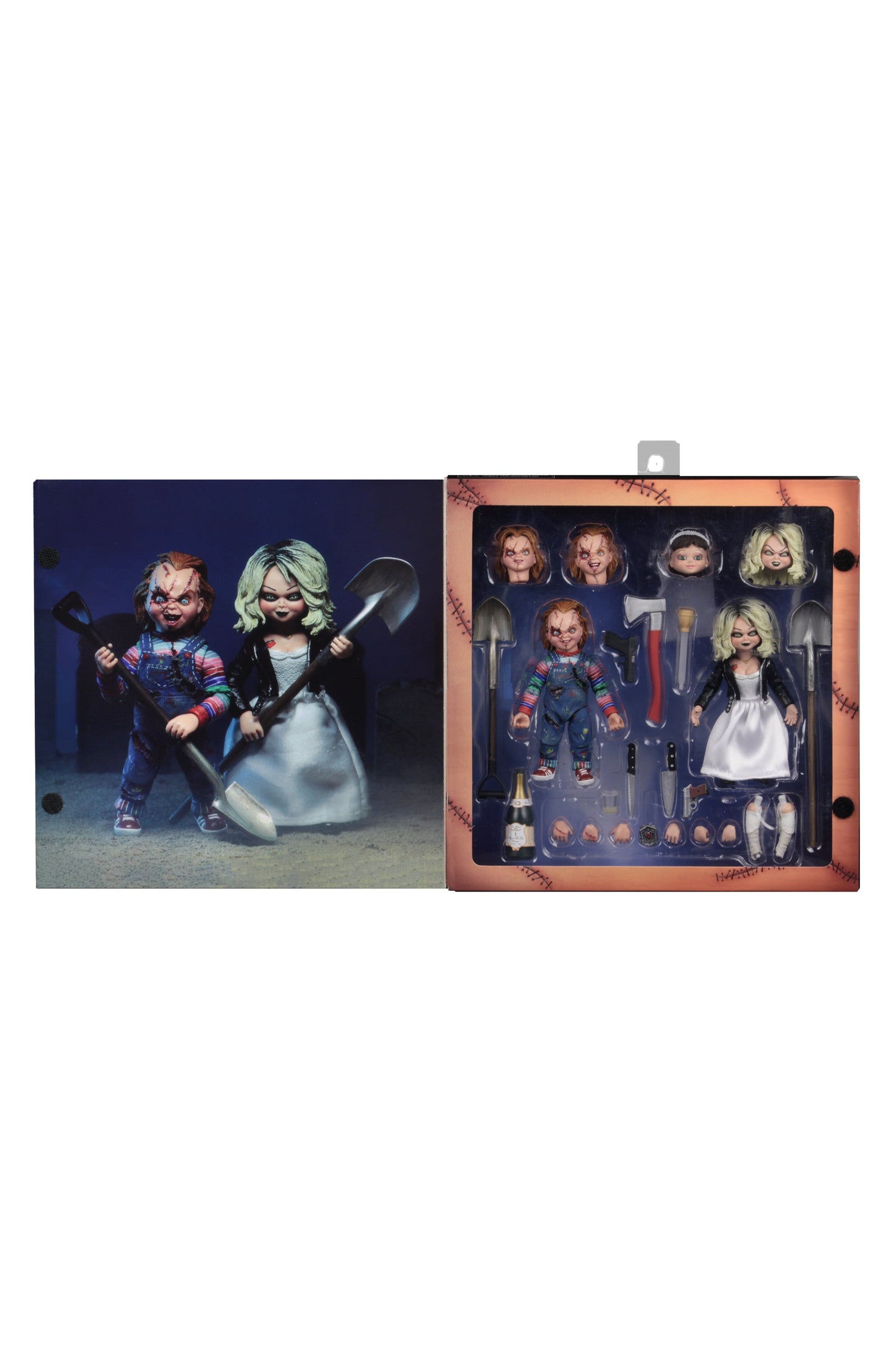 NECA Bride of Chucky - Ultimate Chucky & Tiffany 7" Scale Action Figure (2-Pack)