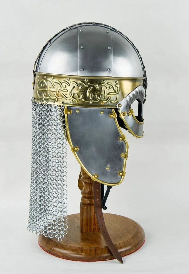 Viking Wolf Helm – 18 Gauge Steel – Deepeeka