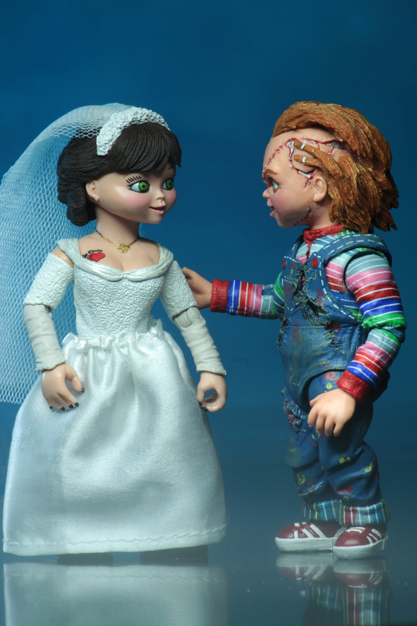 NECA Bride of Chucky - Ultimate Chucky & Tiffany 7" Scale Action Figure (2-Pack)
