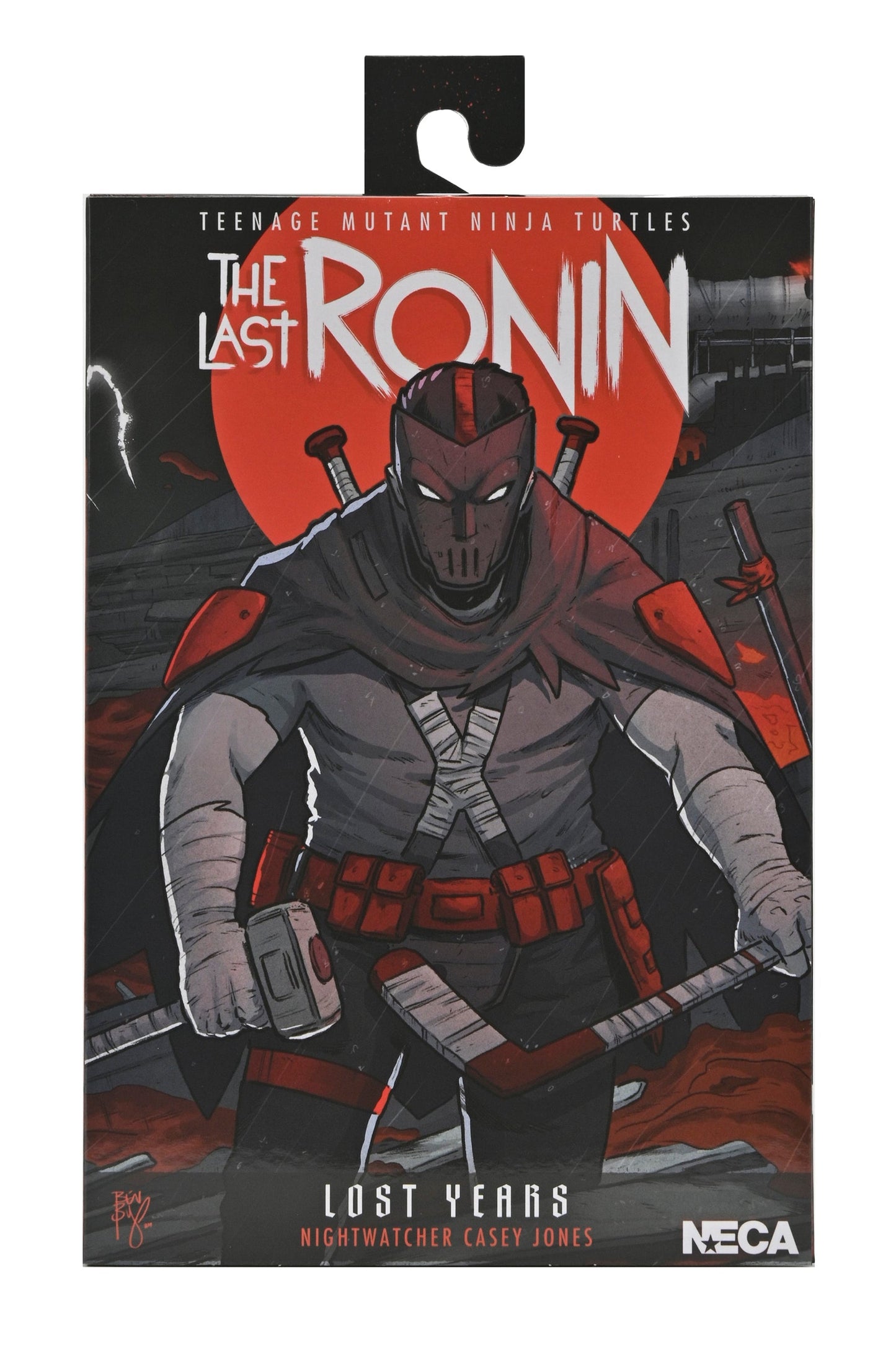 NECA Teenage Mutant Ninja Turtles (The Last Ronin - The Lost Years) - Nightwatcher Casey Jones 7” Scale Action Figure