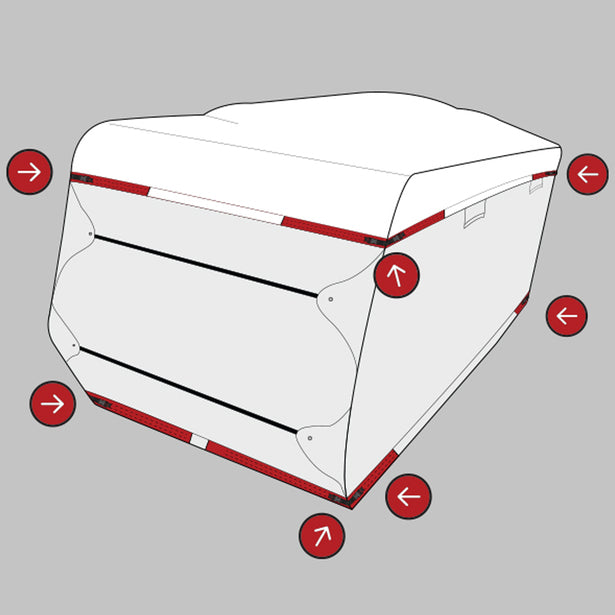 Designer Series Olefin HD Class A Motorhome Cover  28'1" to 31'