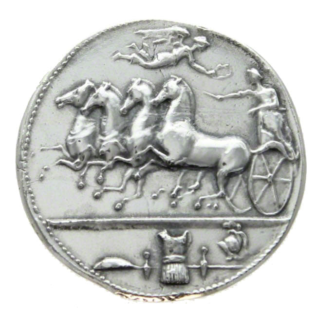 Syracuse , Sicily AR Decadrachm in Solid .925 Silver