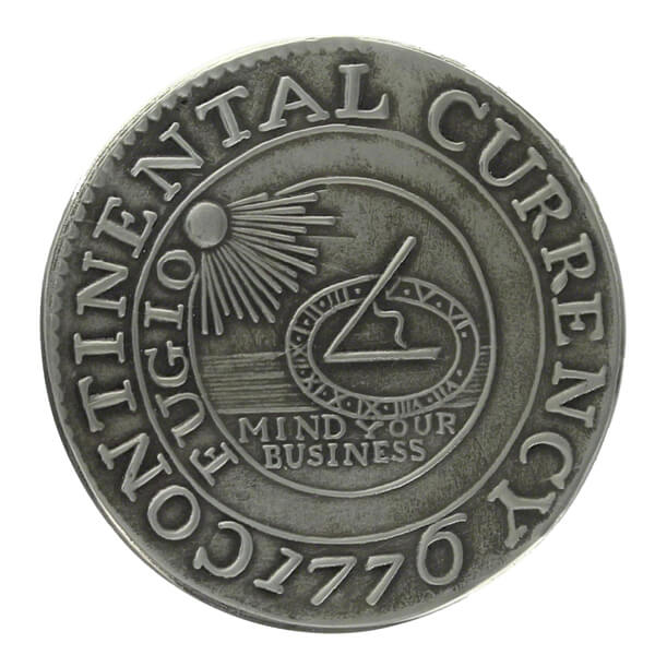 1776 Continental Dollar Solid .925 Silver