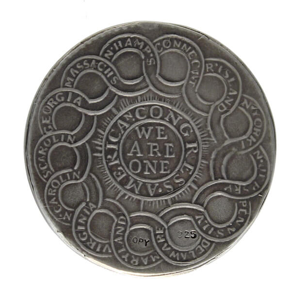 1776 Continental Dollar Solid .925 Silver