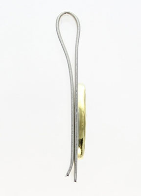 Caesar Sterling silver and Gold Money Clip