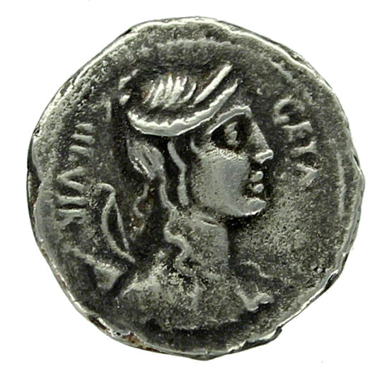 64 BC C Hosidius C.f. Geta Roman Republic Denarius