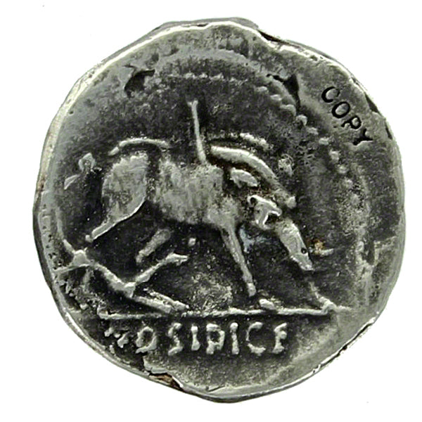 64 BC C Hosidius C.f. Geta Roman Republic Denarius
