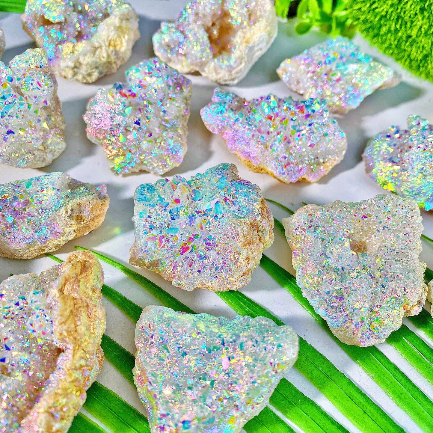 1PC High Quality Random Aura White Agate Raw Stone Natural Crystal Raw Stone,Gemstone Jewelry,Glitter, Healing Crystal, gift