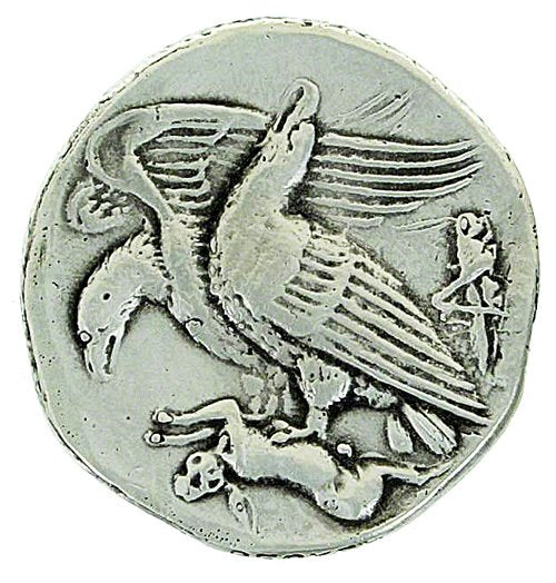 Agrigentum Solid .925 Silver Decadrachm Medallion