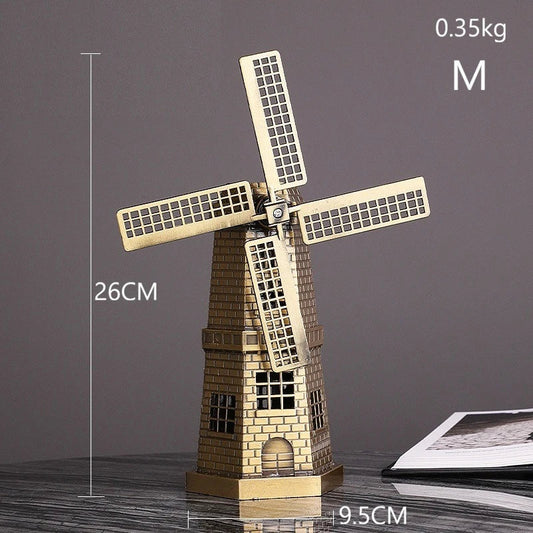 Metal Building 3d Model Statue Statue Liberty Home Office Decoration Building Alfie Tower Creative Sculpture Model Souvenir