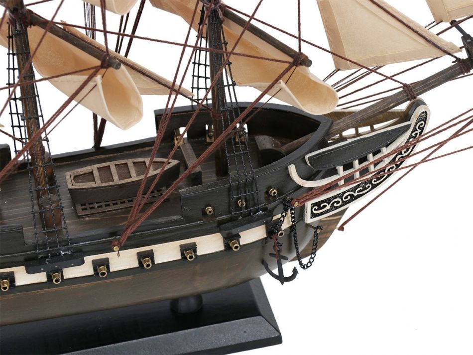 Wooden Rustic USS Constitution Tall Model Ship 24"