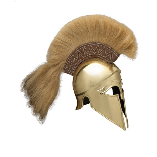 Greek Crested Corinthian Helm – Deepeeka