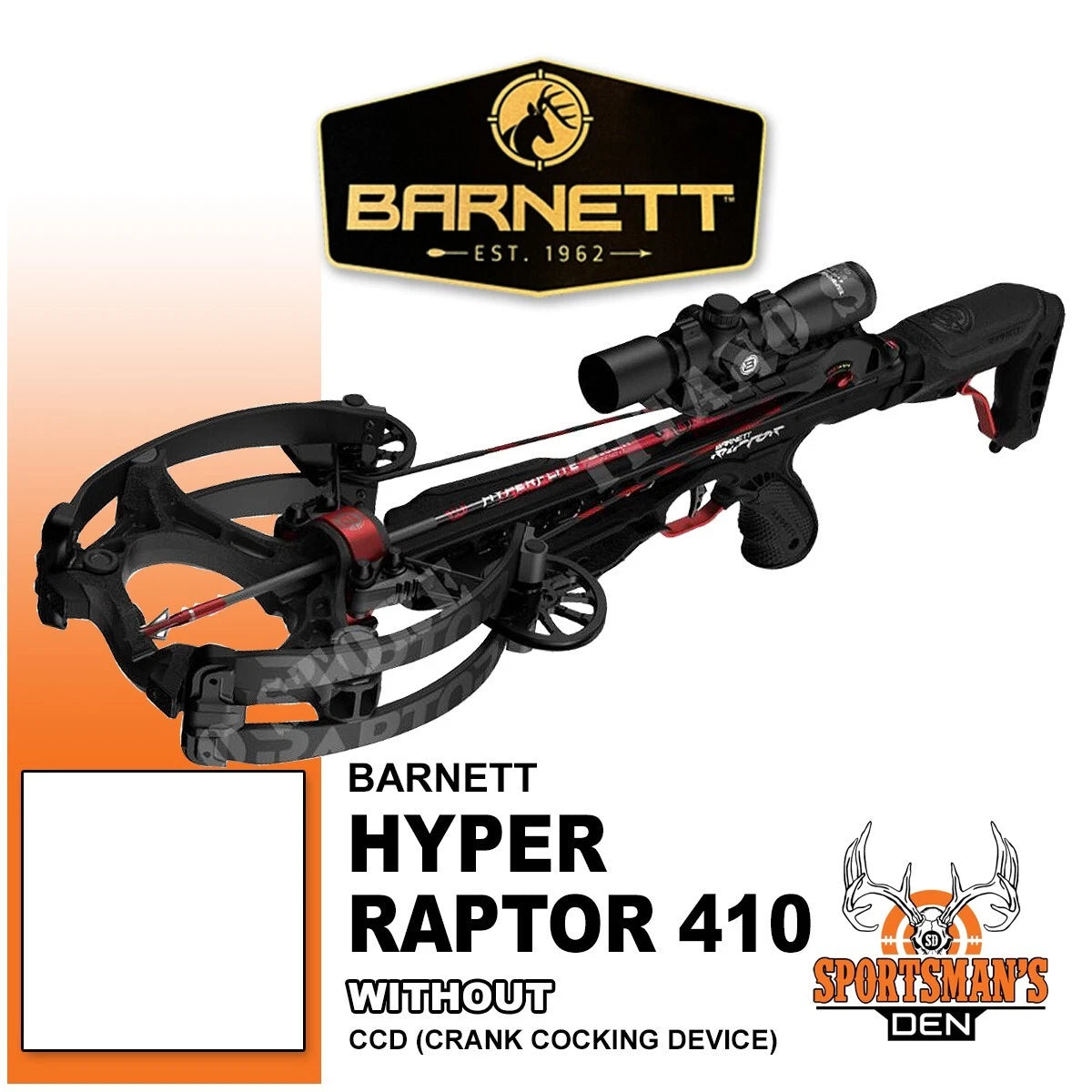 Barnett Crossbows Hyper Raptor 410 Crossbow Package