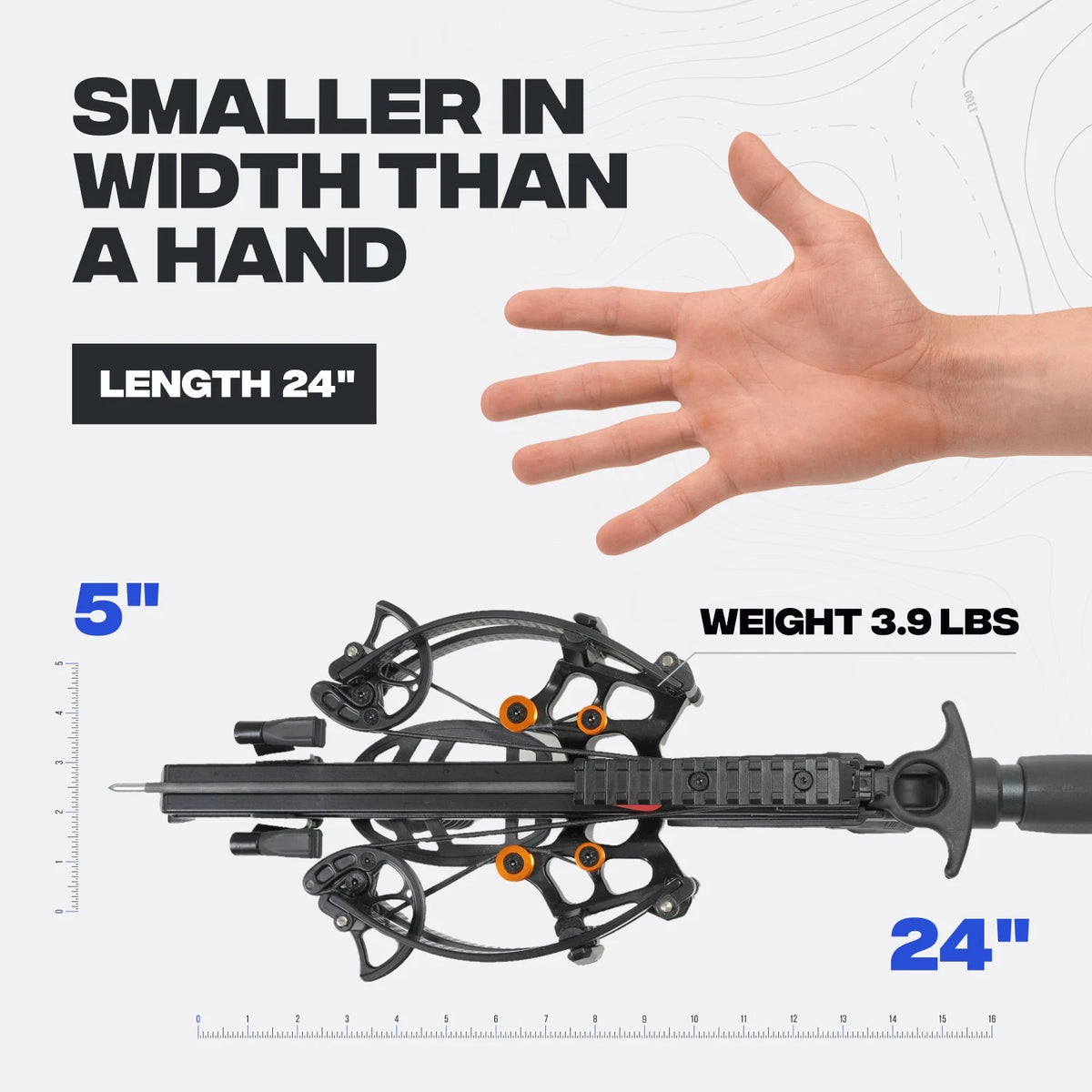 BALLISTA BAT Reverse Draw Compound Crossbow with L-Stock 340fps/150lbs/3.8lb