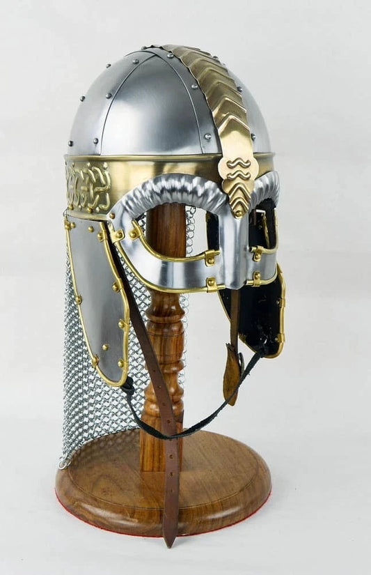 Viking Wolf Helm – 18 Gauge Steel – Deepeeka