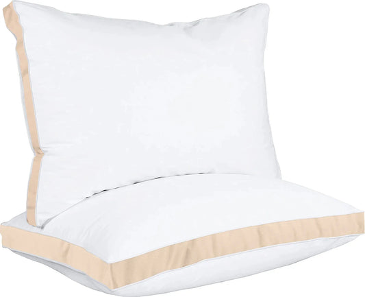 Gusset Bed Pillows Pack of 2 for Sleeping King & Queen Size Utopia Bedding