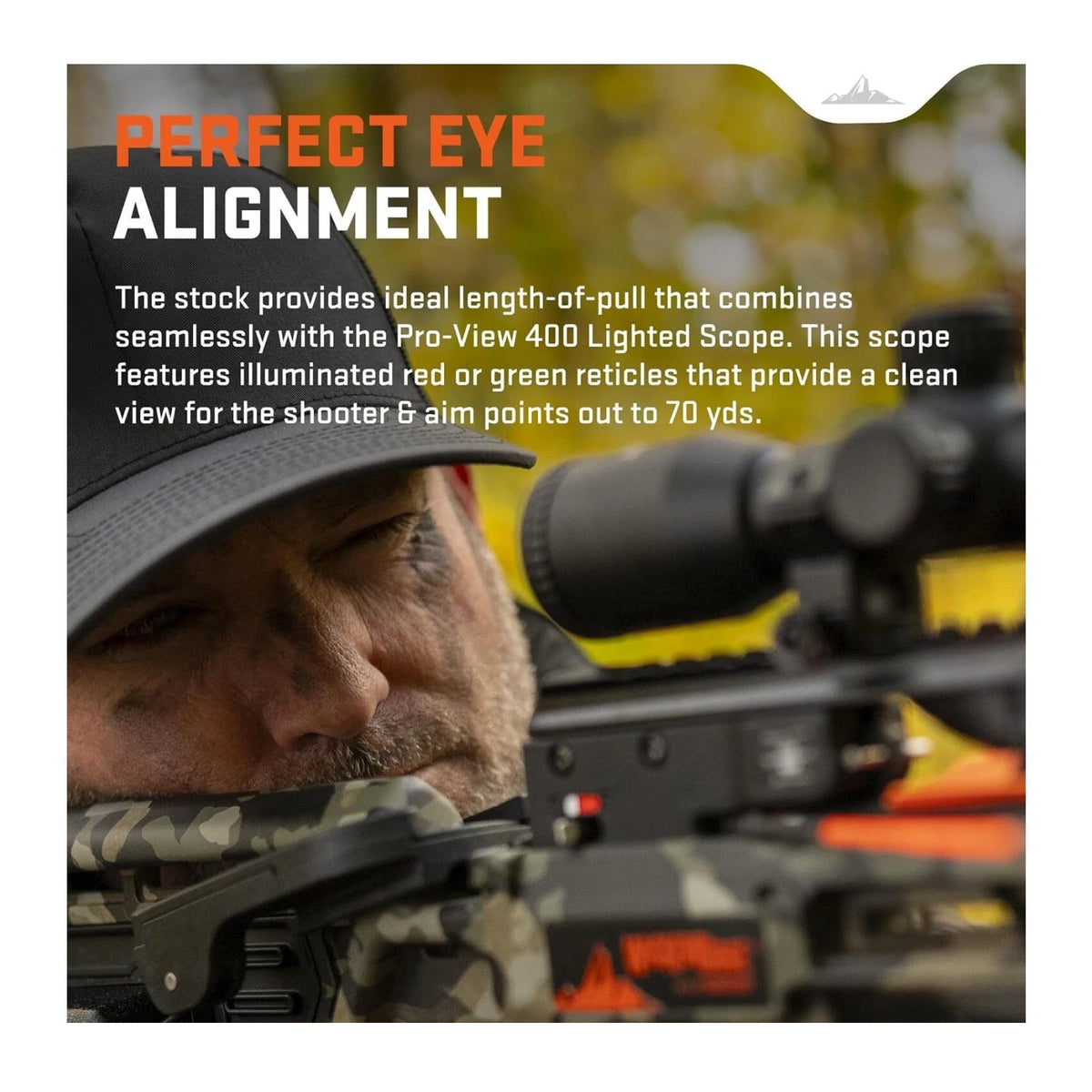 Wicked Ridge Commander 400 Crossbow Peak XT 400 FPS with ACUdraw Scope Package