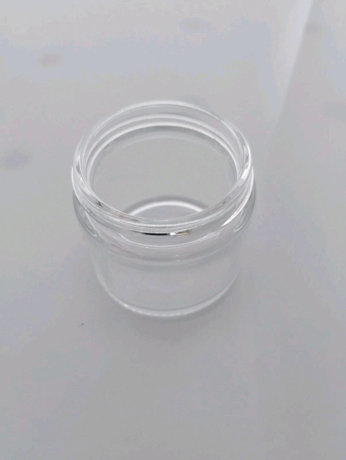 2 oz Straight Sided Clear Glass Jar And Smooth Black Lid With Liner Pack Of 20