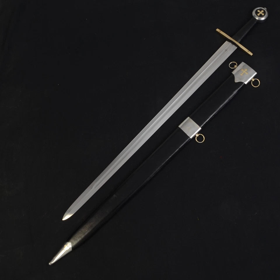 Militia Templi Sword – Knight’s Templar Arming Sword – Deepeeka