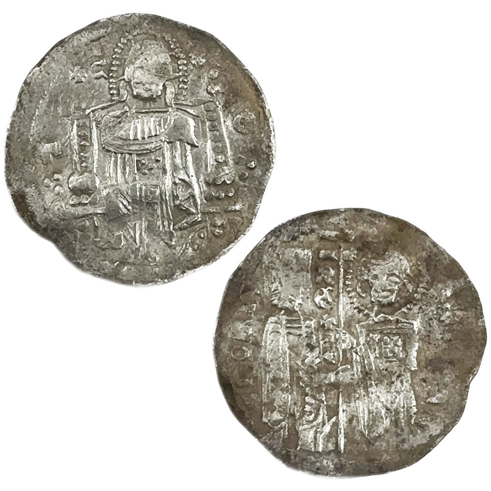 11th Century Silver Crusader Coin – Image of Christ – Troops of Venice