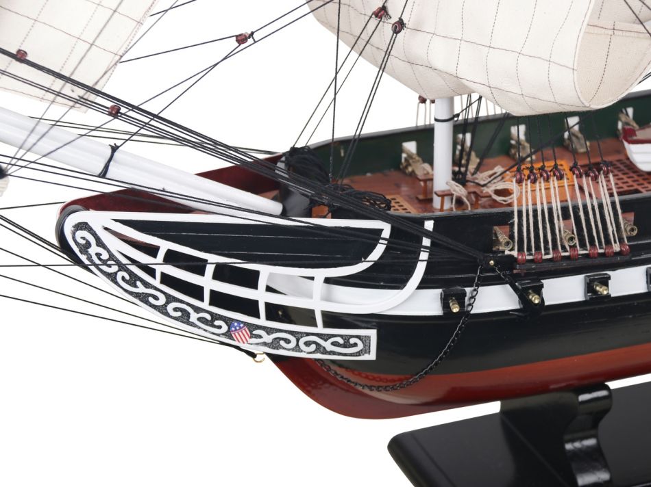 Wooden USS Constitution Tall Model Ship 50"