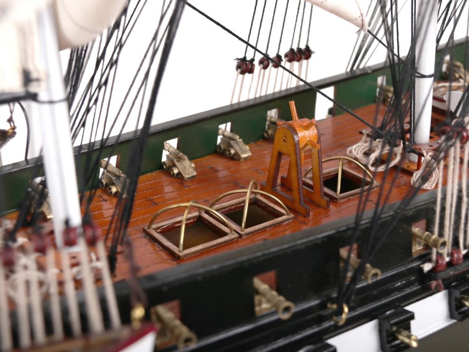 Wooden USS Constitution Tall Model Ship 50"