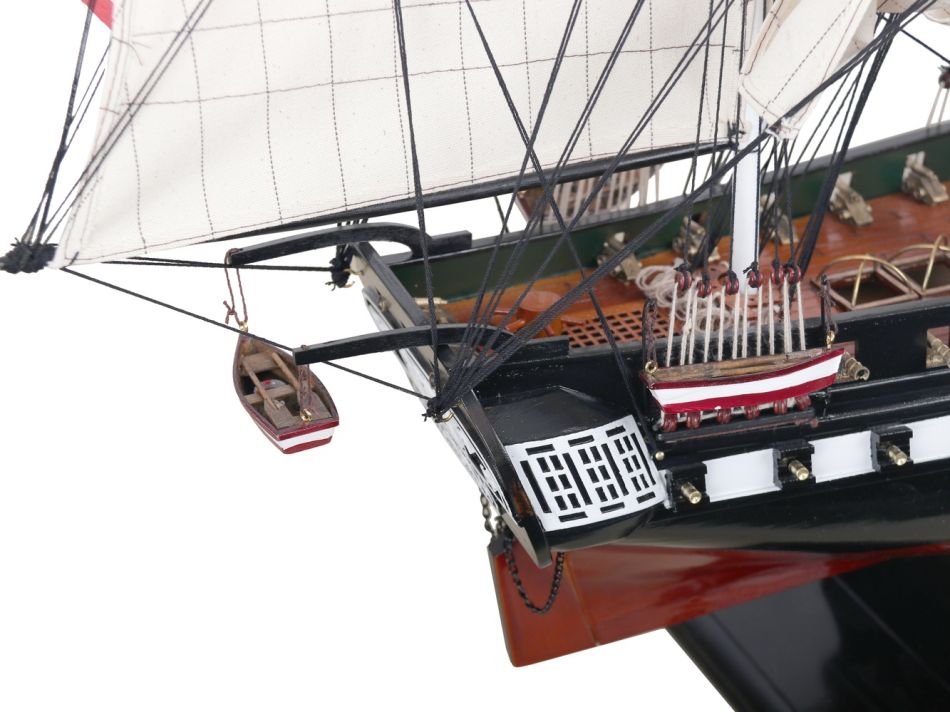 Wooden USS Constitution Tall Model Ship 50"