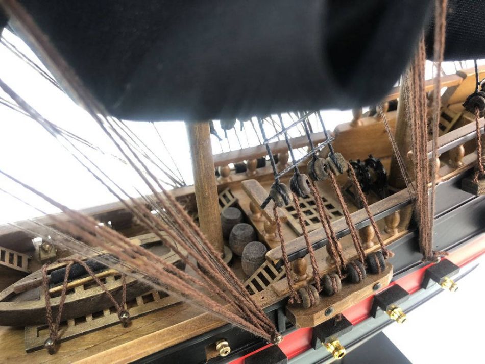 Wooden John Gow's Revenge Black Sails Limited Model Pirate Ship 26"