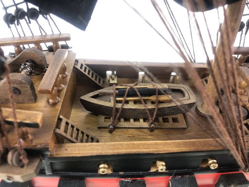 Wooden John Gow's Revenge Black Sails Limited Model Pirate Ship 26"